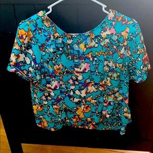 Colorful Teal Blouse